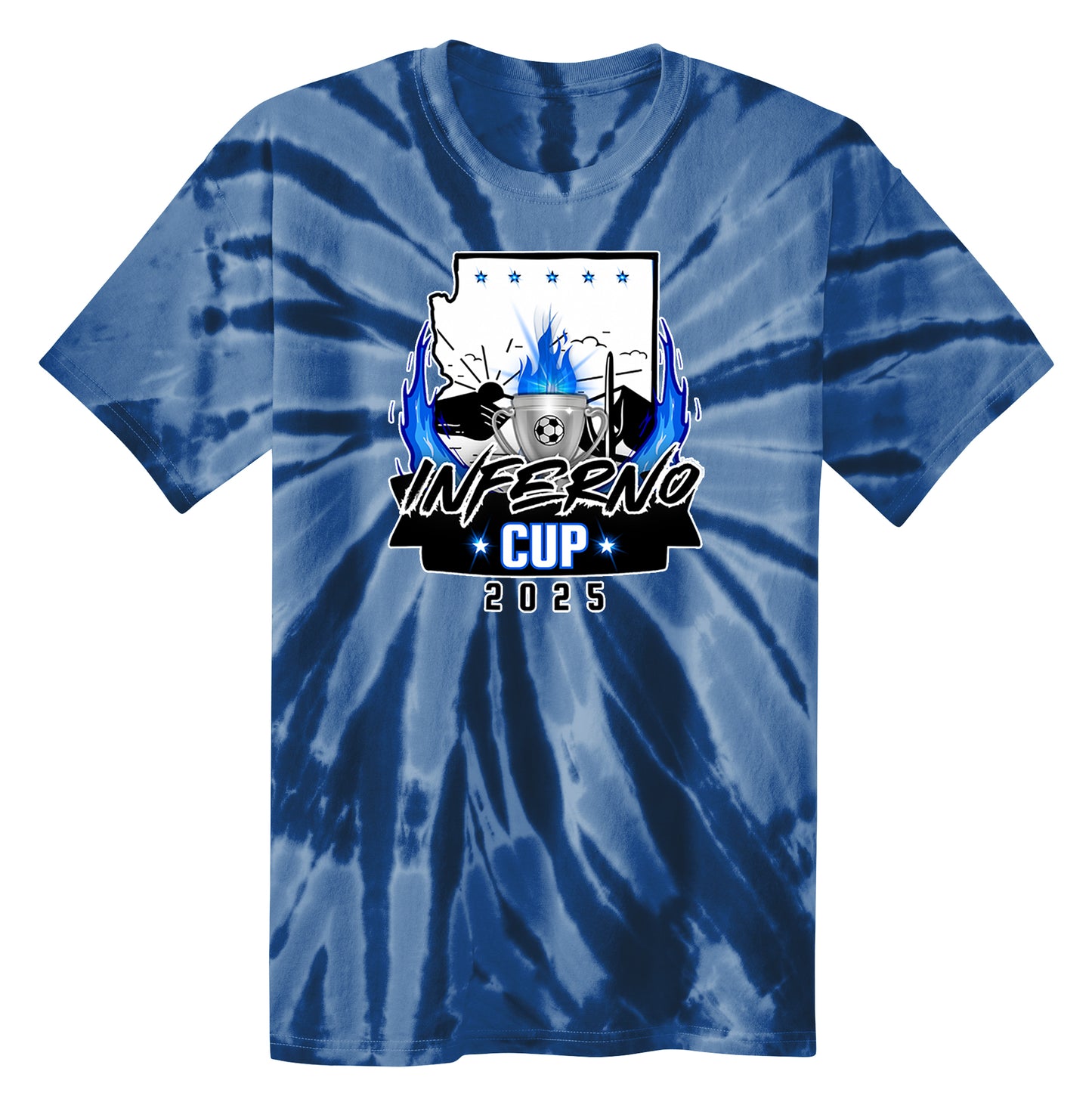 2025 Inferno Cup Tie Dye T-Shirt - POS